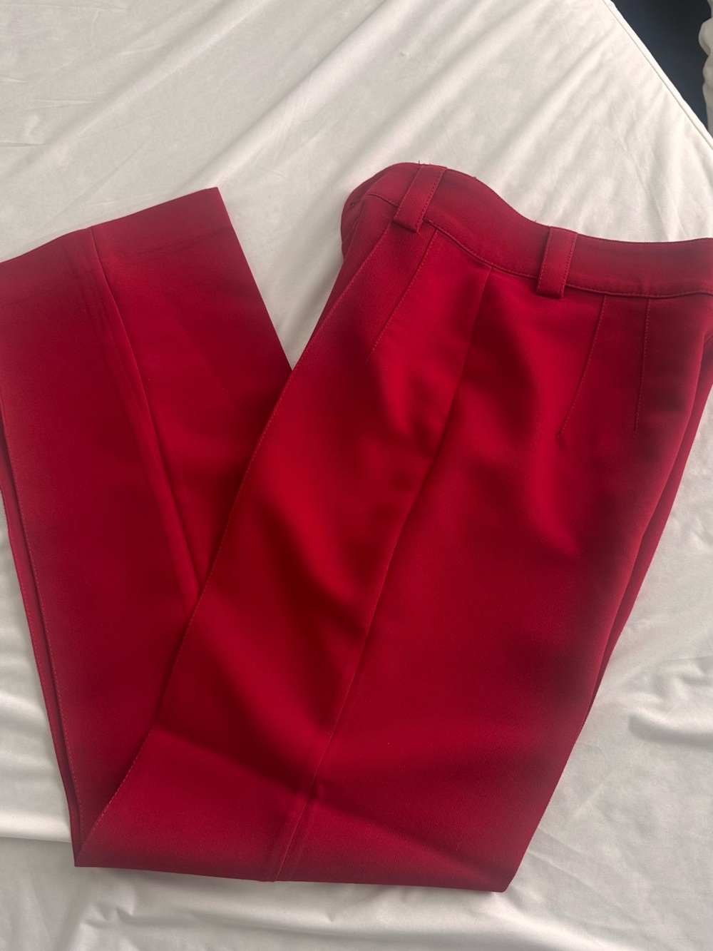 Zara Women's Red Tailored Pants
